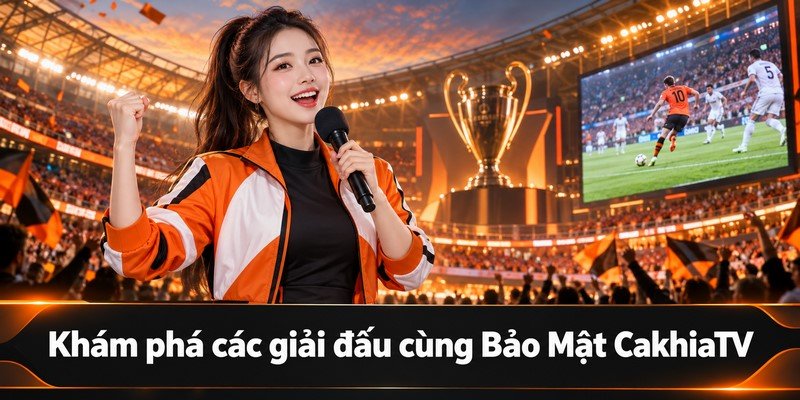 Khám phá các giải đấu cùng Bảo Mật CakhiaTV