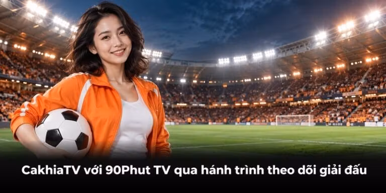 CakhiaTV với 90Phut TV qua hành trình theo dõi giải đấu