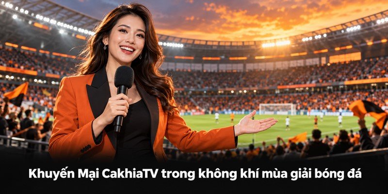 Khuyến Mại CakhiaTV trong không khí mùa giải bóng đá
