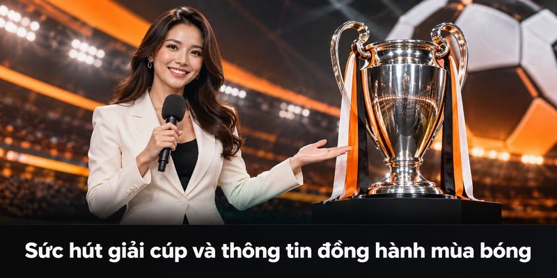 Sức hút giải cúp và thông tin đồng hành mùa bóng