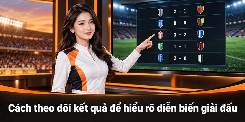 Cách theo dõi kết quả để hiểu rõ diễn biến giải đấu